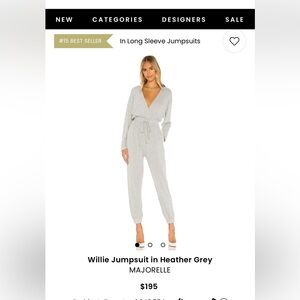 Revolve! Darling knit jumpsuit M NIP